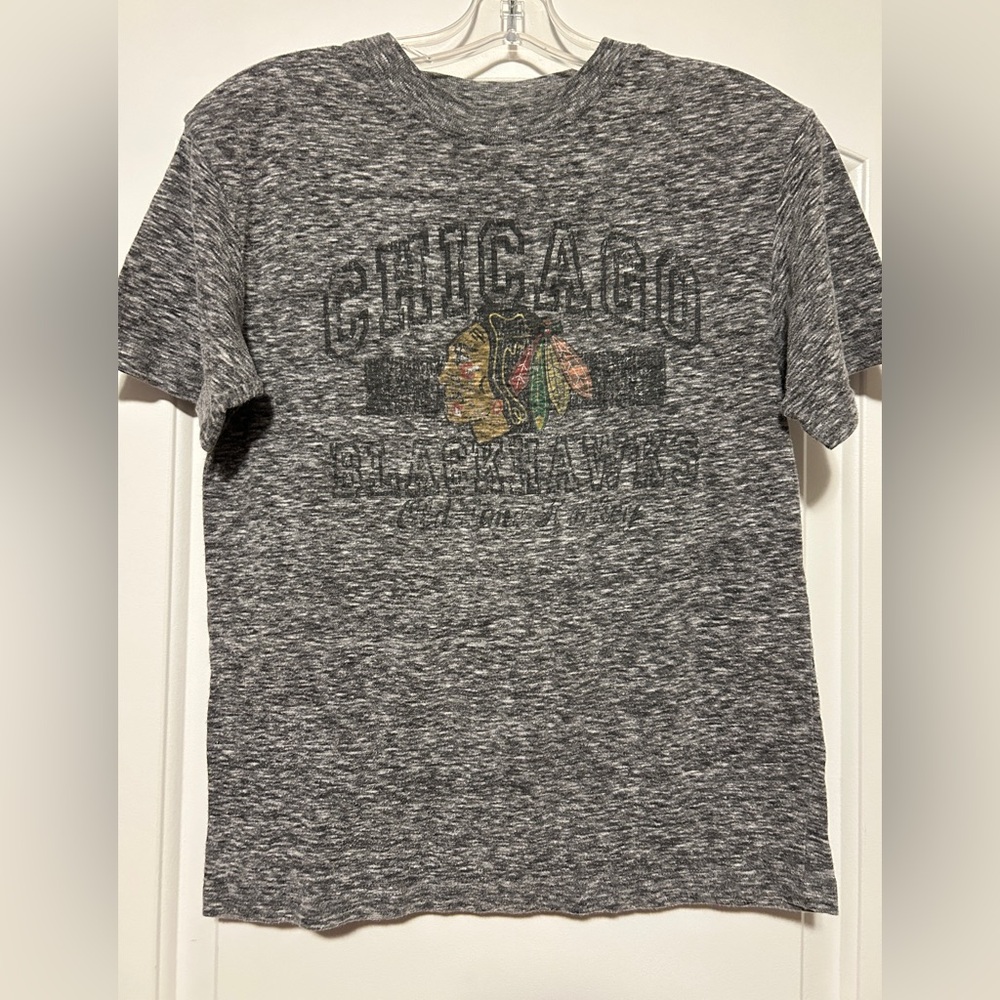 Gray Chicago Blackhawks T-Shirt